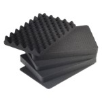 Foam insert for outdoor Case model 4000 (385x265x165 mm) Volume: 16,6 L